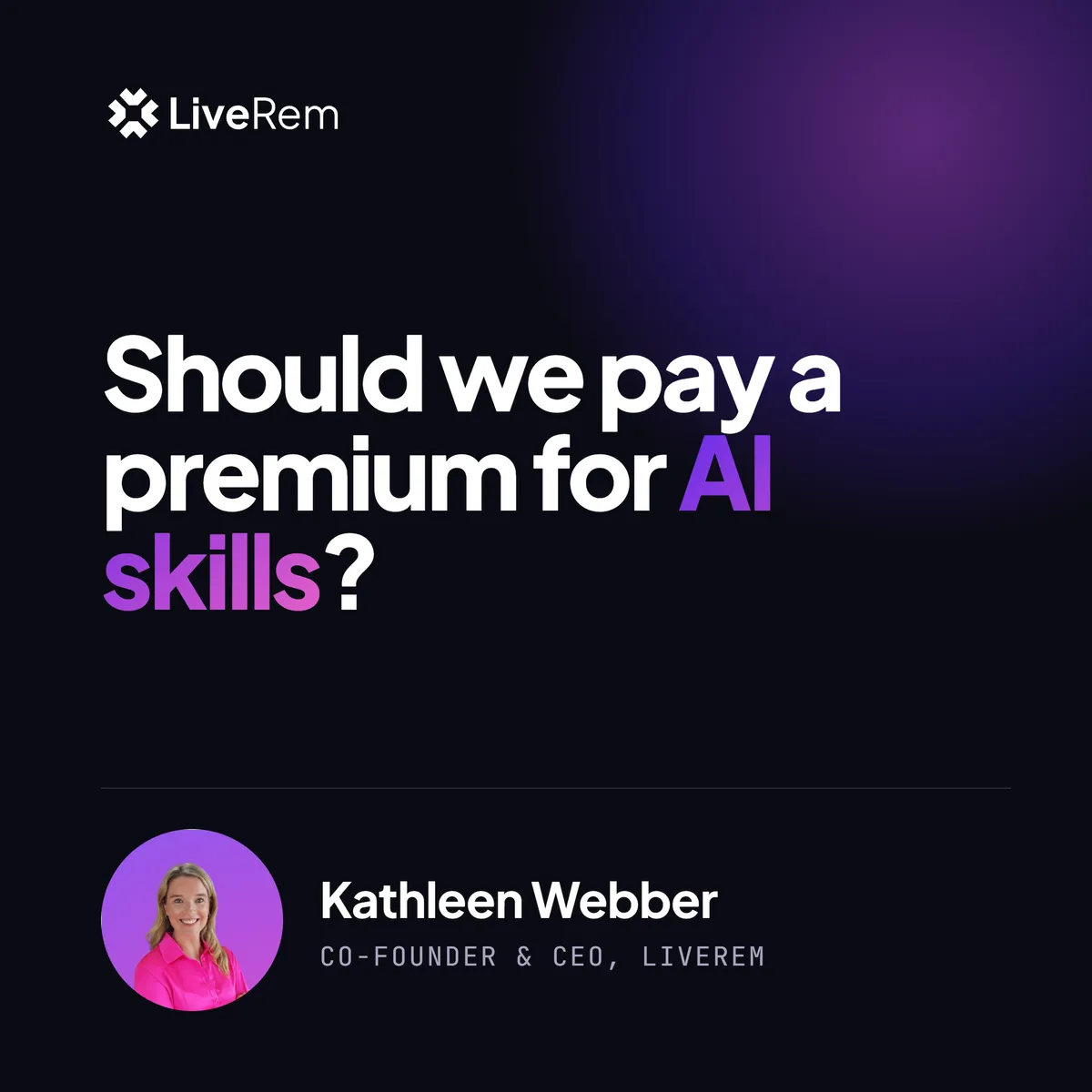 The AI skills premium report cover