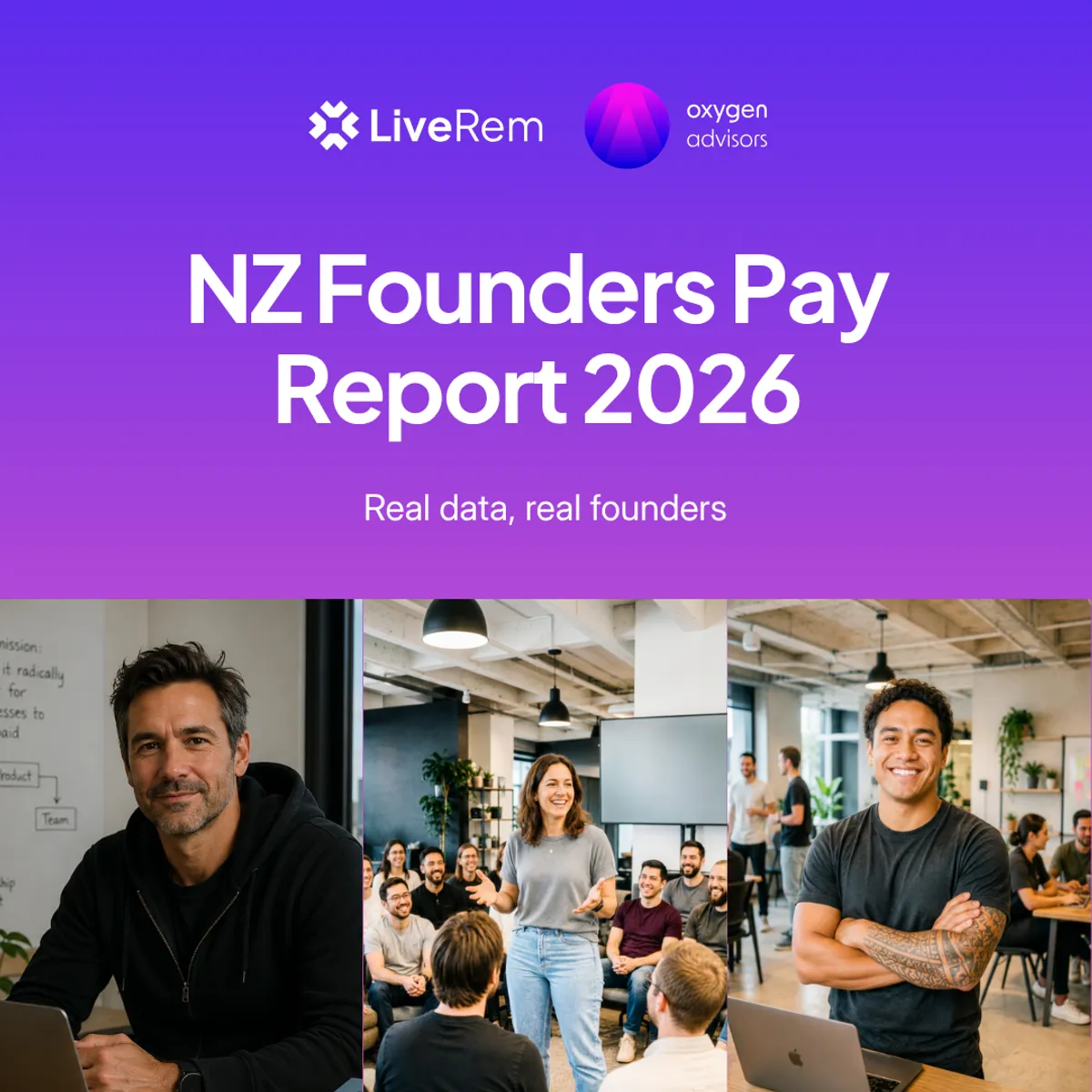 LiveRem and Oxygen Advisors publish the 2026 Founder Pay Report